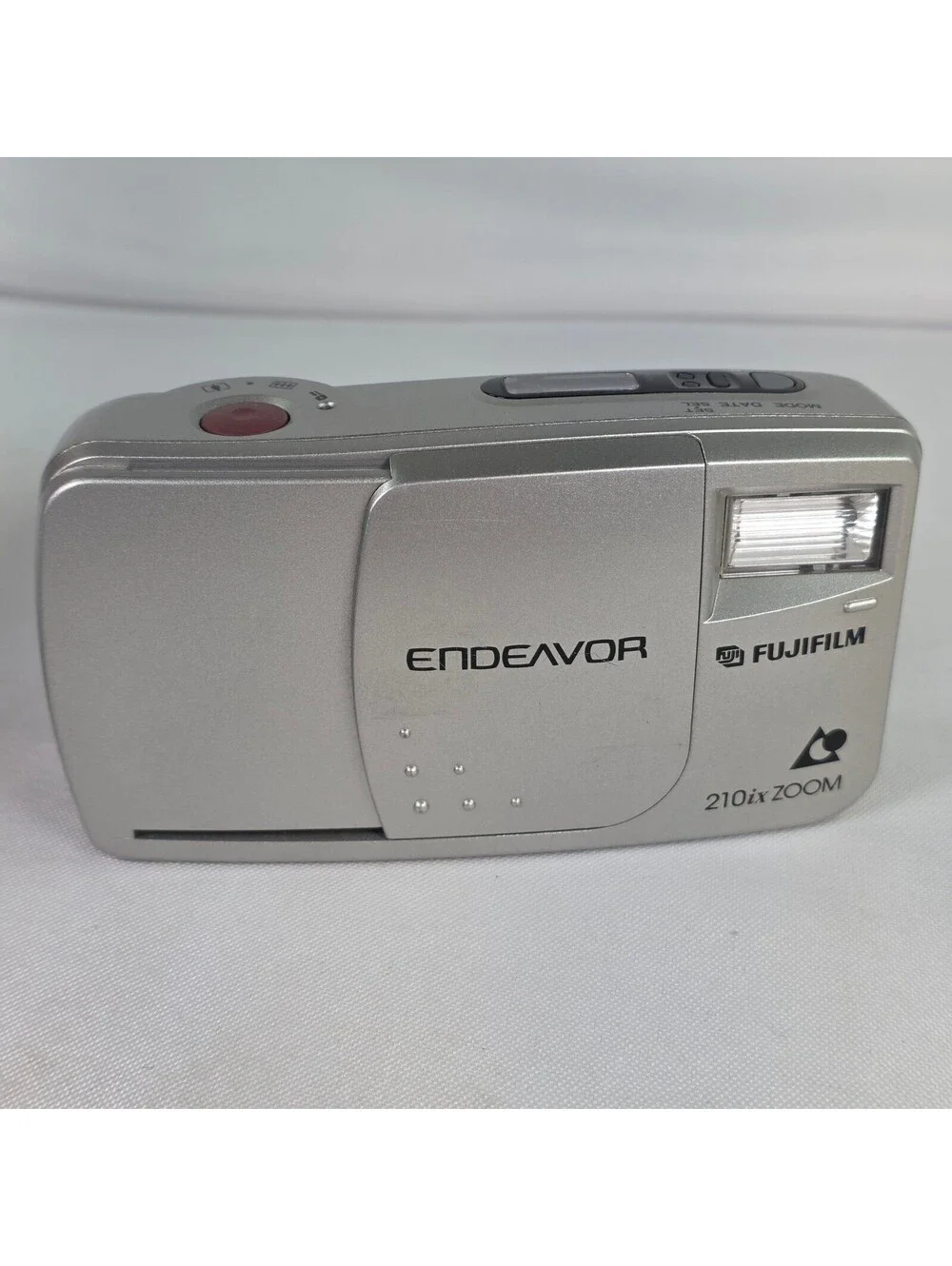 Fujifilm Endeavor 210ix Zoom APS Film Camera Silver Fujinon 22.5-45mm Lens